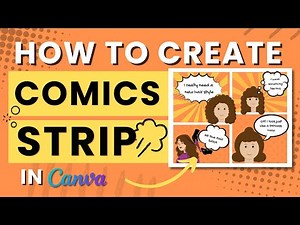 how to create comics in Canva | Easy Tutorial for Amazing Comics!