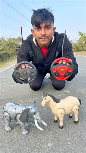 Remote control elephant & Horse￼ unboxing and review