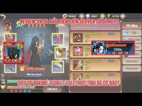 DEMON KING: LEGEND #27 - Review VIP 14 đầu tiên liên sv cùng siêu SP NAKIME max ping siêu khủng