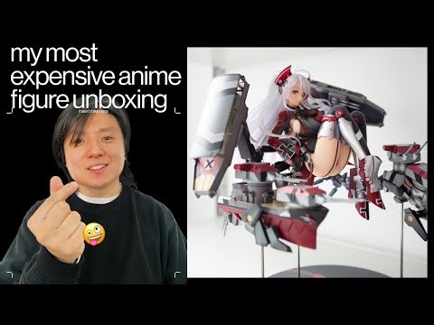 unboxing my most expensive figure yet! prinz eugen (azur lane) 1/7 scale by alter