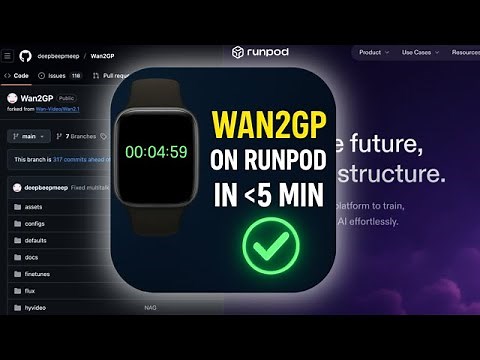 🚀 Get Started with WAN2GP FAST! | RunPod Template Setup Tutorial (Step-by-Step)