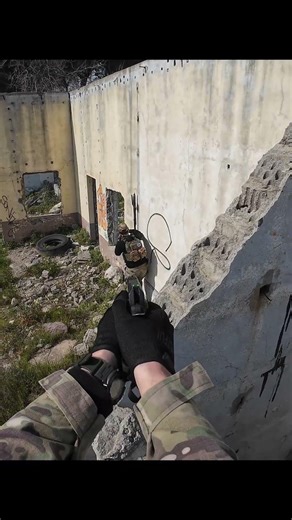 Trolling the enemy #airsoft #milsim #shorts