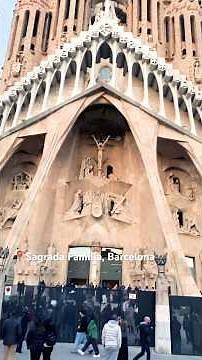 First Day in Barcelona 🇪🇸 Raw video | Sagrada Família Up Close (Raw)a