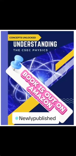 Textbook now out on Amazon for CSEC Physics students....#cxc #csecphysics