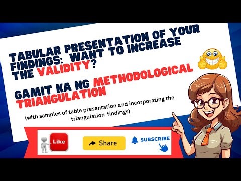 VL33 - Quantitative Data Presentation with METHODOLOGICAL TRIANGULATION