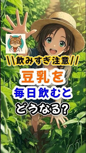 🥛豆乳を毎日飲むとどうなる？美容と健康の意外なポイント【栄養雑学】