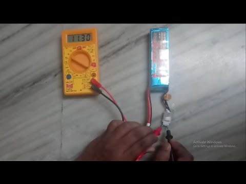 How to check LiPo battery & cells voltages by Multimeter