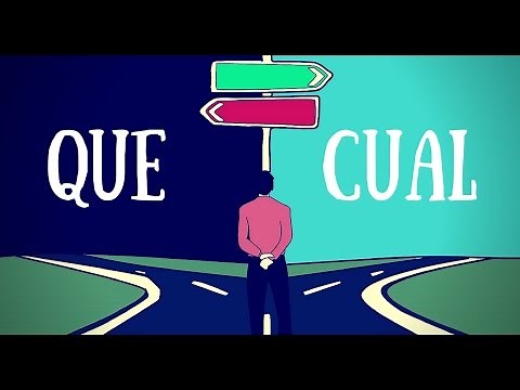 ¿Qué o cuál?