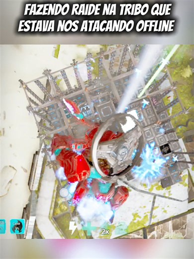 raide nos inimigos. #arkmobile #pvp #mobile #ark #raid