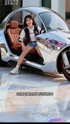 Starting at just ¥1,500 | Wuling electric three-wheeler | dual motors, 920 km range.🔥❤️#shorts