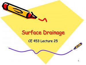 Surface Drainage - SlideServe
