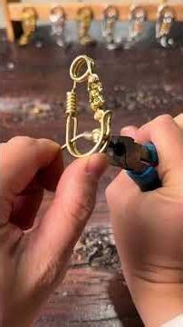 Make a Motorcycle Keychain at Home 🥰🏍️ #diy #shorts #reels #tutorial