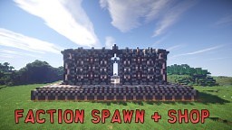 Small Faction Spawn   Shop - Brick/Quartz Themed [1.7 - 1.14] Minecraft Map