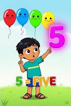 Number 5 | Learn English Numbers for Kids