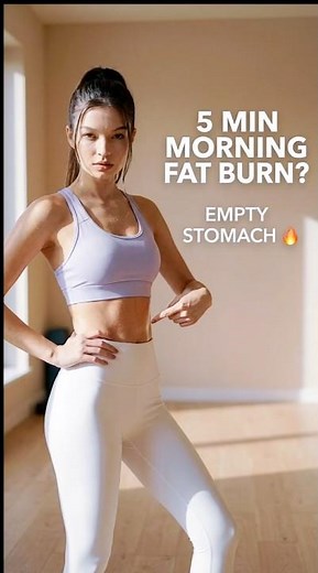5 Min Morning Fat Burn | Empty Stomach Workout (No Equipment)