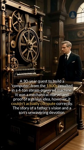 A son's dedication brought a piece of his father's groundbreaking computer design to life decades later. #history #facts #didyouknow #historical | Mind Sparks