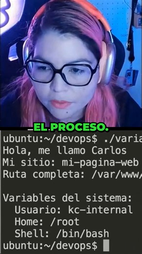 Rossana @RoxsRoss on Instagram: "Todo script en Linux empieza con algo clave: El shebang 👇 #!/bin/bash Sin permisos → error. Con permisos → automatización. chmod +x variables.sh ./variables.sh Y listo. El sistema responde con variables, rutas y entorno. Un simple script… puede automatizar lo que antes hacías manualmente. Así empieza el camino DevOps. 🔥"