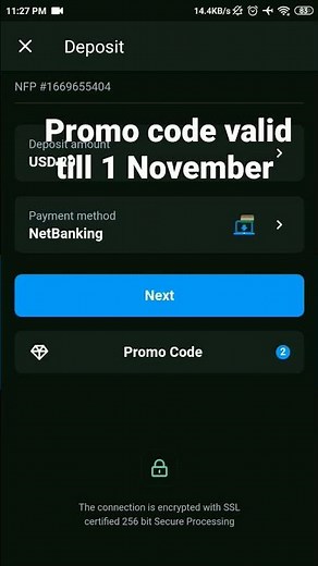 Olymp Trade Latest promo code.