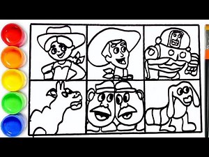 How to draw Toy Story 4 Characters | Toy Story Drawing | Toy Story