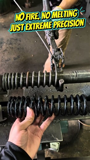 How Suspension Springs Are Made Without Heat! #CarEngineering #Automotive #Mechanical #Engineering