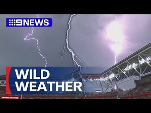 Storms lash areas around the country | 9 News Australia