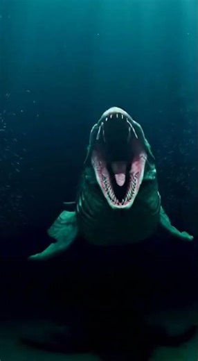 Diver Descends Into the Dark Ocean… What He Finds Is Terrifying! #ai #deepsea #shorts