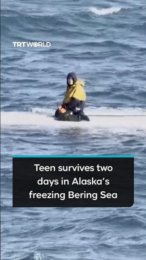Teen survives two days in Alaska’s freezing Bering Sea