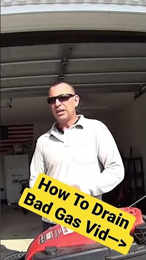 How To Drain Bad Gas from a Lawnmower Snowblower Go Kart