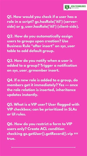 ServiceNow Interview Questions & Answers for Freshers (Basic Level)