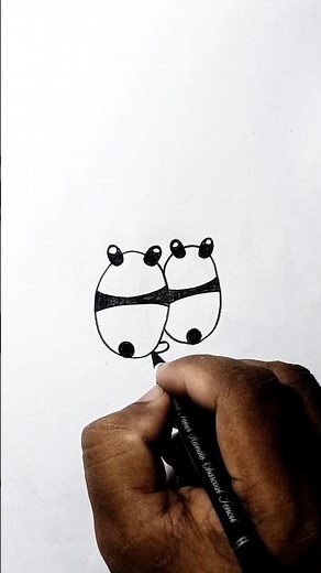 🐼 Cute Panda Drawing | Easy Panda Drawing Tutorial for Beginners ✏️