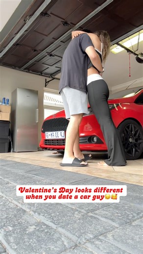 Valentine’s Looks Different When You Date a Car Guy 🙂‍↕️🥰 #valentinesday #carguy #carmods #couple