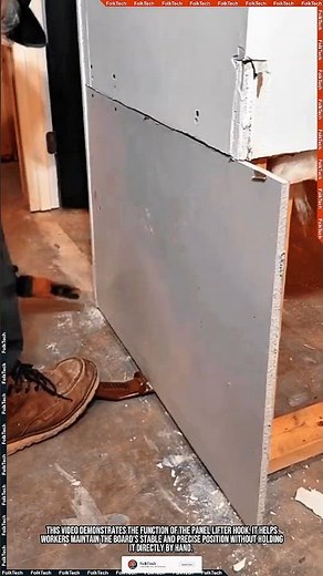 Panel Lifter Hook Tool: Drywall Hook Gypsum Installation Innovation #tool #tools #innovation