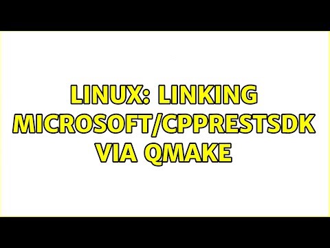 Linux: Linking Microsoft/CPPRestSDK via qmake