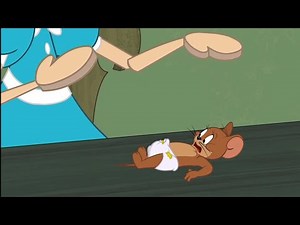 Tom and Jerry: Jerry gets diapered by a doll
