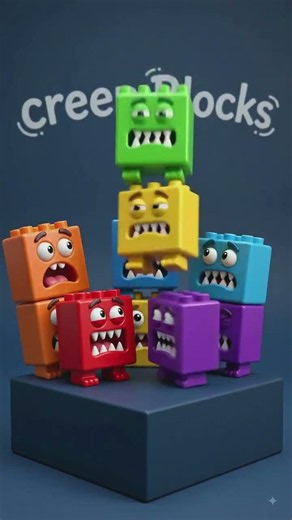 CREEPBLOCKS 👹 Most Terrifying #creepblocks #Shorts #AIAnimation #Scary #horrorshorts #Monster