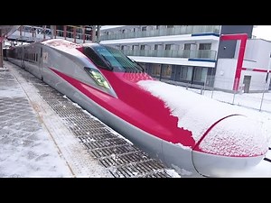 Riding the Japan's Amazingly Fast Bullet Train from Akita to Tokyo || Akita Shinkansen KOMACHI