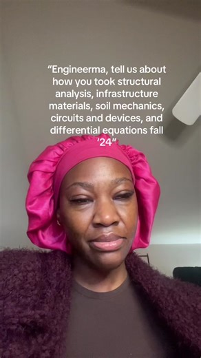 While working my internship and being a hairstylist. Literally the worst combination of courses a civil engineer student can take but I gotta get out of here. #blackwomeninstem #civilengineering #engineeringstudent