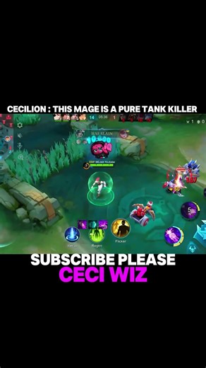 CECILION : THIS MAGE IS A PURE TANK KILLER | TOP GLOBAL CECILION BUILD AND EMBLEM - MLBB