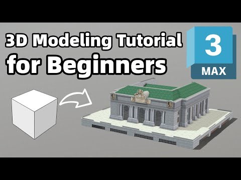 How to Model Grand Central Terminal in 3ds Max | Beginner Tutorial (From Cube to Architecture)