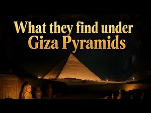 What They Found Beneath the Giza Pyramids Shocked Scientists 😱 | Hidden Underground City?