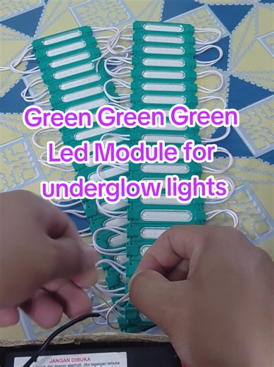 Green Green Led Module For Underglow lights. Napakasulit bumili dito. #fyp #led #underglow #12v #motor