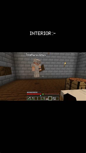Minecraft Survival house outside vs inside #minecraft
