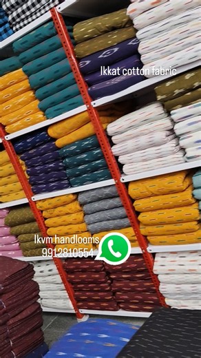 IKVM Handlooms on Instagram: "Ikkat cotton fabric #cotton #ikkat #saree #fashion #silksarees fabric"