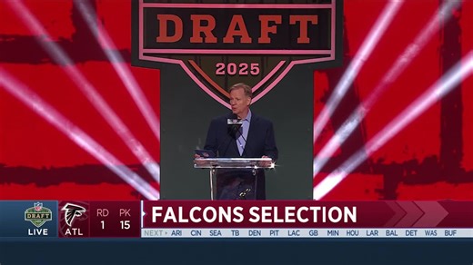 Falcons select Jalon Walker with No. 15 pick in 2025 draft
