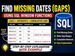 Sql Interview question - Data Engineering - Window function usage - Complex SQL