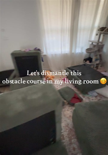 Cleaning Up After My Kids' Obstacle Course