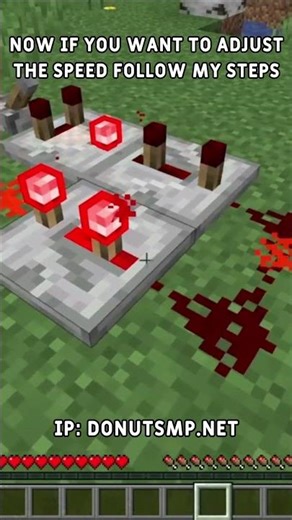 How to Make a Redstone Clock on DonutSMP | Minecraft Tutorial ⚙️🔥