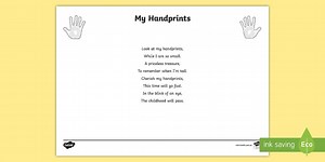 EYLF My Handprints Activity