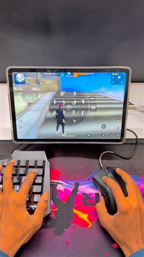ʀꜱɢ ᴅᴇʙᴄᴇɴᴢᴏ  on Instagram: "Pc❌mini mobile setup ✅Free Fire Gaming Keyboard|⌨️🖱📱Mix Pro Geek Gamer#freefire #mixpro #geekgamer"