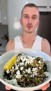 Spanakorizo recipe Greek spinach and rice - full recipe on my website #greekfood #GreekRecipes #spanakorizo #greece #cyprus | Nikolopaa